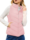 Standing Collar Cotton Vest