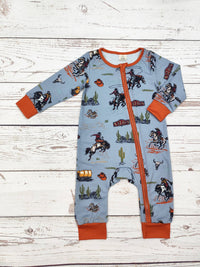 Baby Boy Western Rodeo Zippy Sleeper