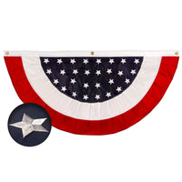 Fan Flag American Star Center Flag Embroidered 1.5x3 FT