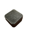 WESTERN BUBBLE METAL PLATE JEWELRY BOX