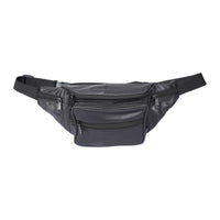 Womens Leather Bum Bag GW508BLK