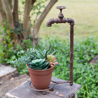 Water Spigot Tabletop Planter