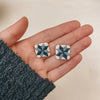 Quilt Block Stud Earrings