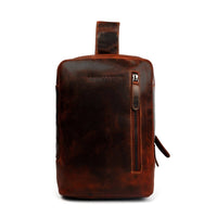 Luxe Leather Sling Chestnut
