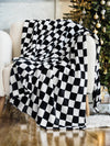 Checkerboard Printed Soft Throw Blanket 47*78 inch | 7 Color