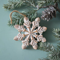Resin Snowflake Ornament