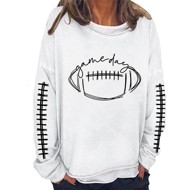 WOMEN FOOTBALL GAMEDAY LOOSE FIT PULLOVER