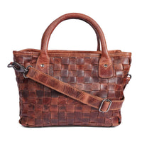 Florence Leather Tote Bag – Women – Chestnut