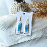 Polymer Clay Earrings - Everyday - Coastal Daisies