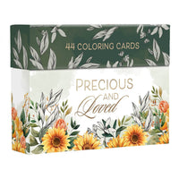 Coloring Cards Precious and Loved