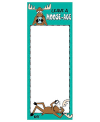 Leave A Moose-age Teal Notepad