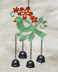 Multicolor Bird w/Bells Wind Chime