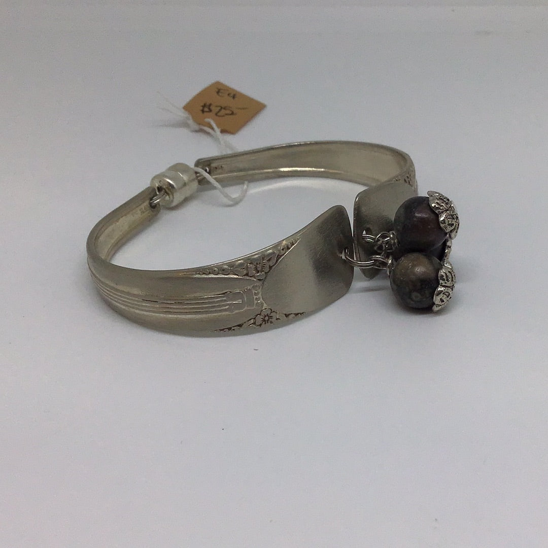 Spoonful of Heaven: # E4 Silverware Bracelet Size XL