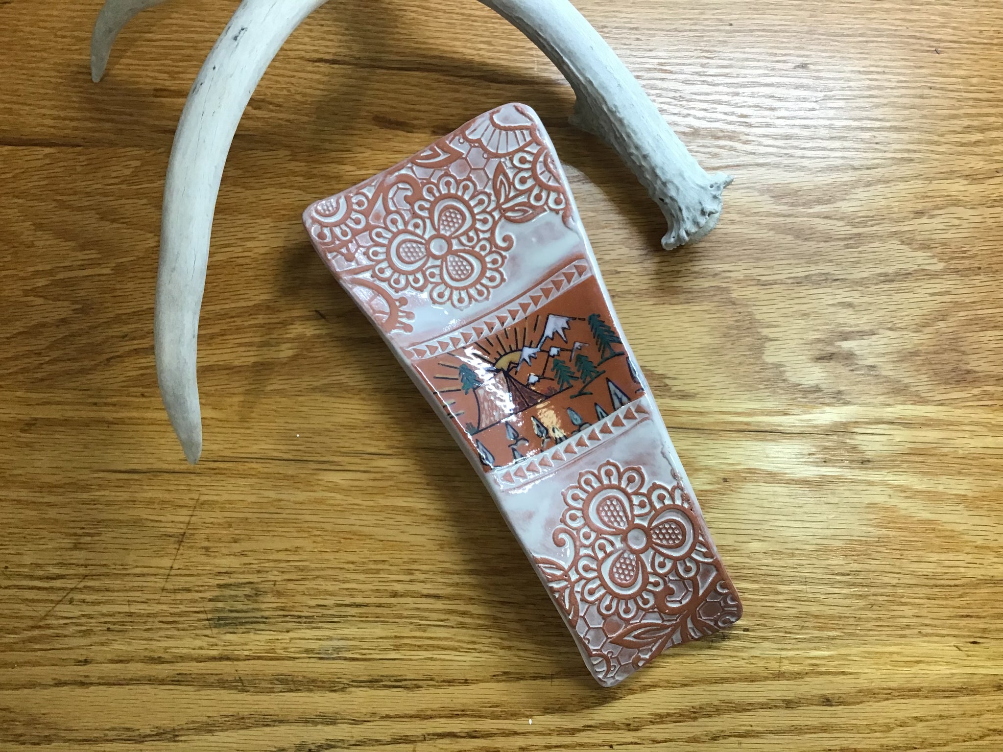 Wyoming Pottery Spoon Rest