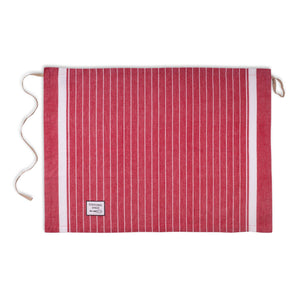 Red Classic Stripe Dishtowel Apron