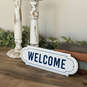12.75" WELCOME SIGN
