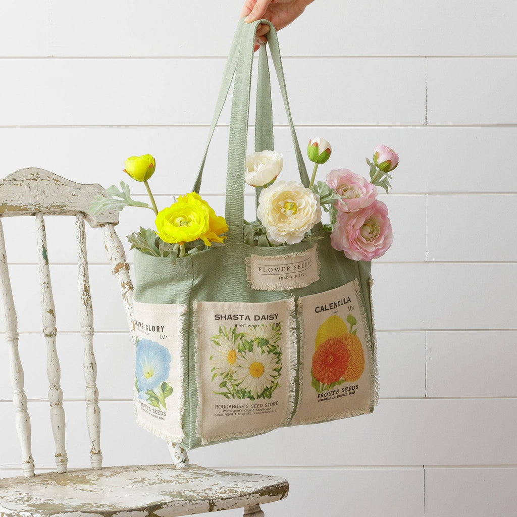 Flower Seed Packets Tote (PC)