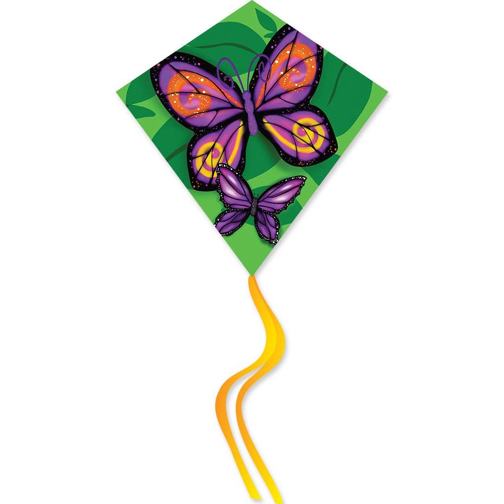 25 In. Diamond - Butterflies  Kite