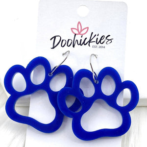 Bobcat 2" Custom Acrylic Cutout Paws -Spirit Earrings