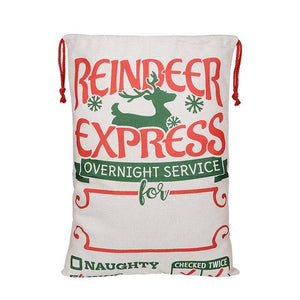 Christmas Reindeer Express Large Santa Sack
