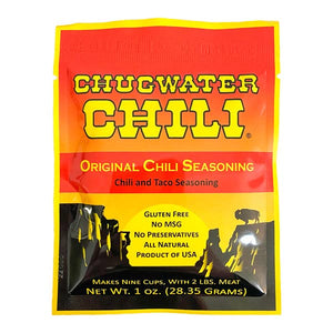 Chugwater Chili in a variety of sizes