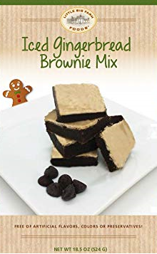 Iced Gingerbread Christmas Brownie Mix