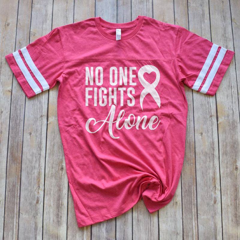 PINK! No One Fights Alone Cancer Tee
