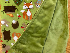 CHRIS' CREATIONS: Baby Cuddle Blanket Nature Kiwi #40