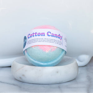 FIZZ BIZZ: Cotton Candy Bath Bomb