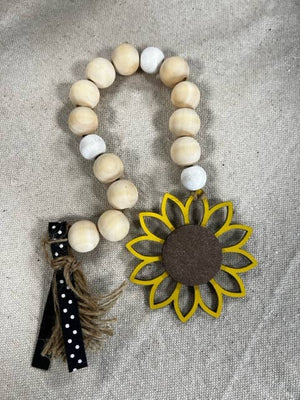 Sunflower bead garland