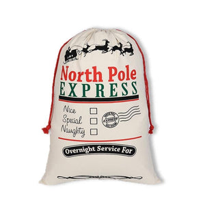 Christmas North Pole Express Large Santa Sack