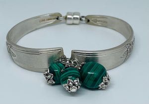 Spoonful of Heaven: #2 Jade Silverware Bracelet Size XL