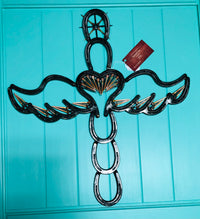 TWISTED IRON Angel Wing Cross