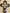 TWISTED IRON: Large 5 Shoe Cross
