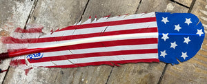 Rodeo 307: American Flag Cowboy Hat Feather