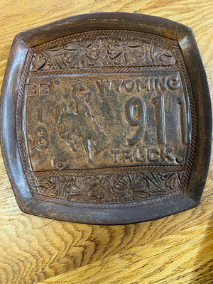 Wyoming Pottery Large Octagon Plate