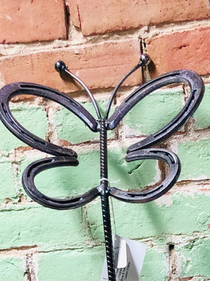 TWISTED IRON: Butterfly yard stake (large)