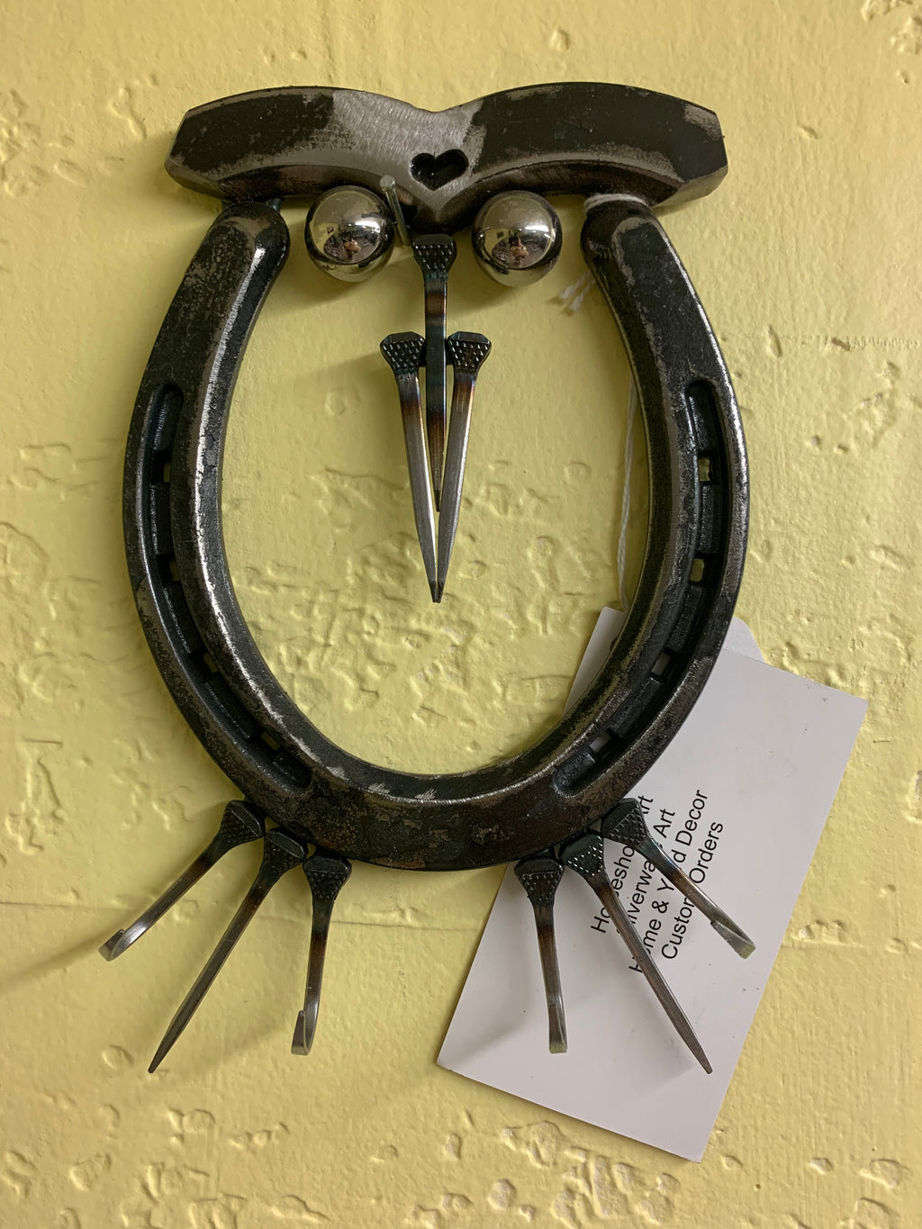 TWISTED IRON: Owl Key Rack