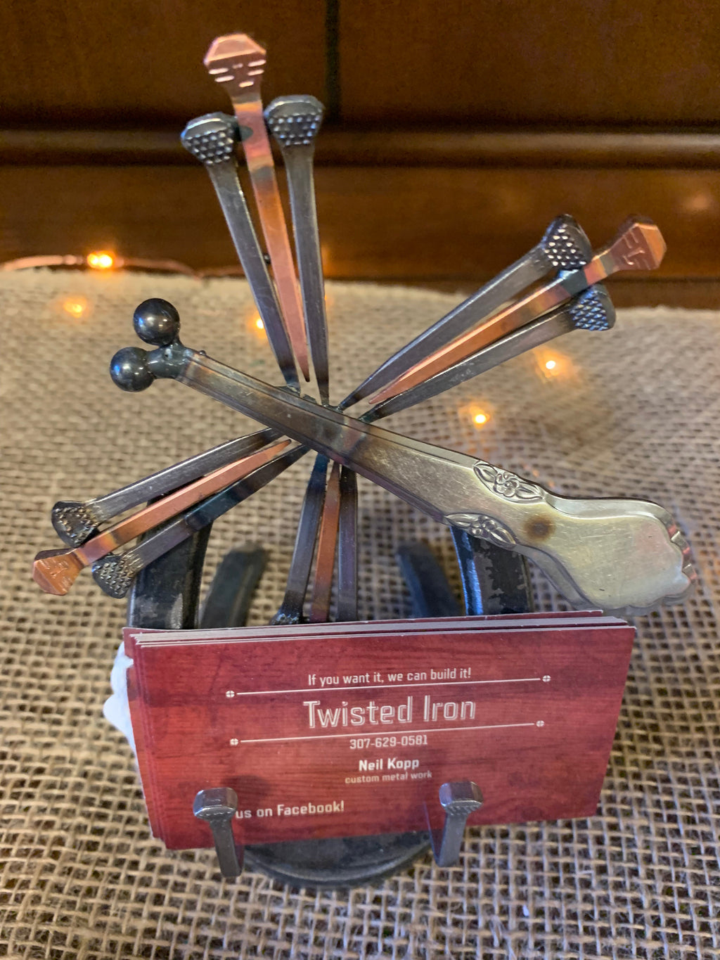 TWISTED IRON: Dragonfly Business Card Holders