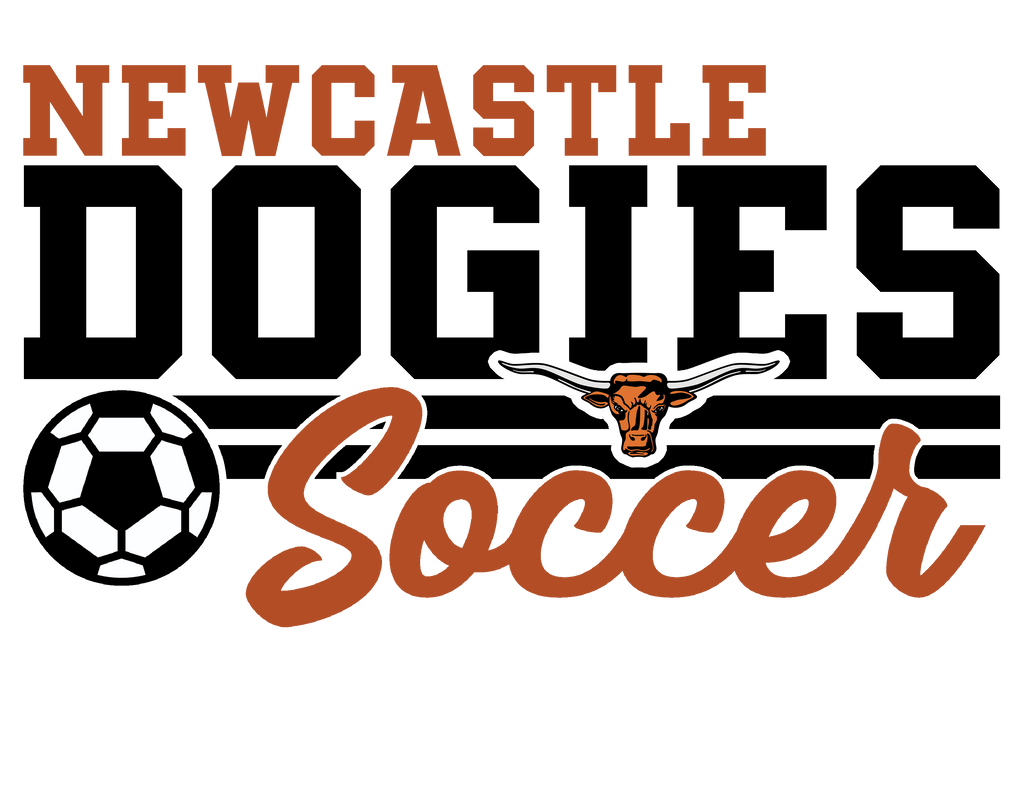 Newcastle Dogie Soccer Script Design Shirt