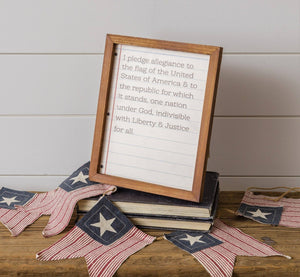 Framed Notebook Pledge of Allegiance (PC)