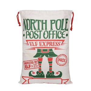 Christmas North Pole Post Office Large Santa Sack