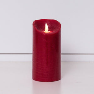 Candle - LED Red Flickering Pillar