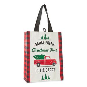 Christmas Truck Large Reusable Tote
