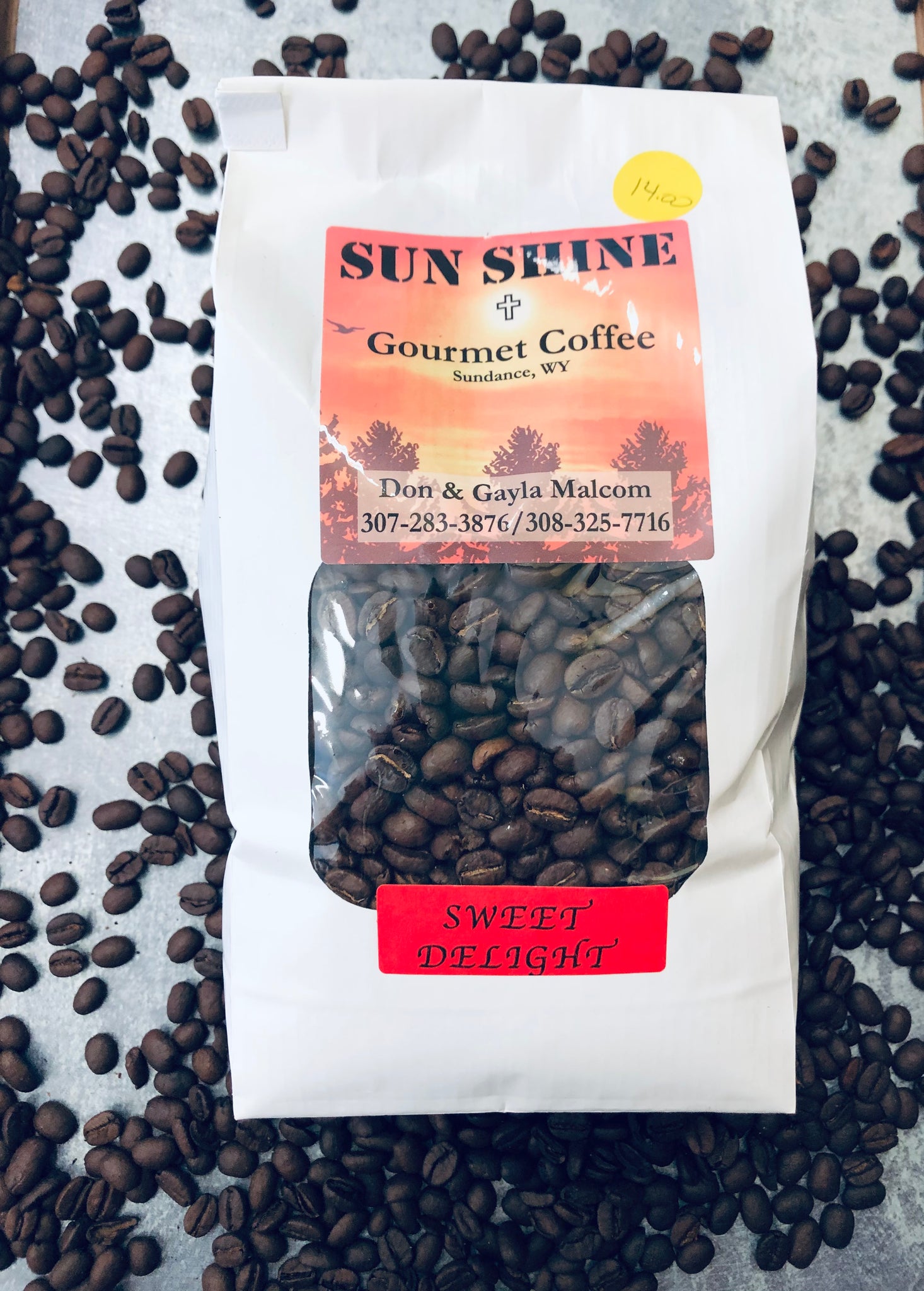 Sun Shine Gourmet Coffee 1 lb bag