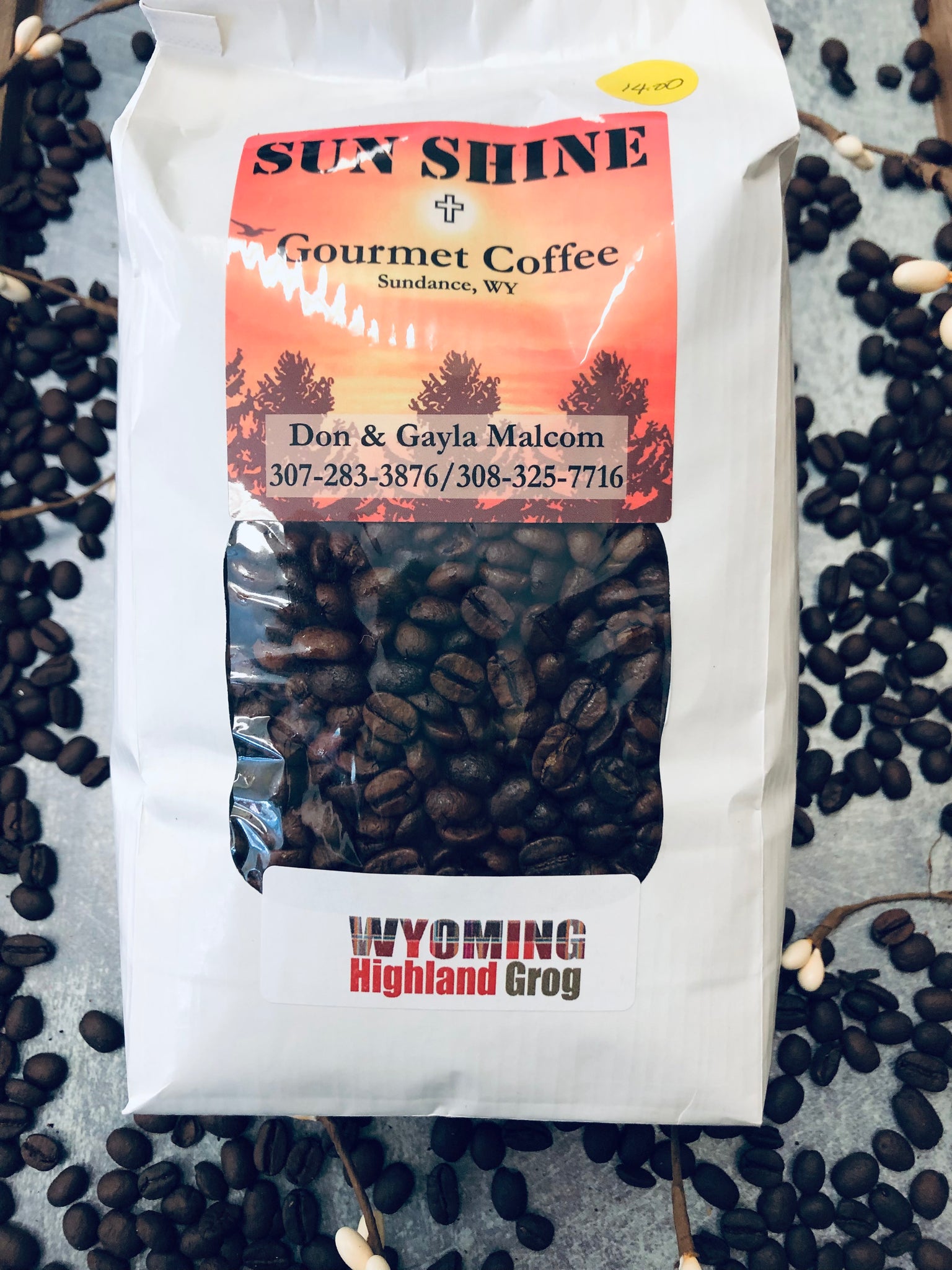 Sun Shine Gourmet Coffee 1 lb bag
