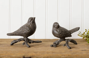 Wrought Iron Birds On Branches (PK/2 AST)
