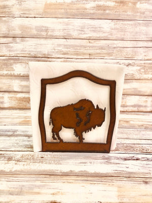 Buffalo Lodge Rustic Napkin Holder