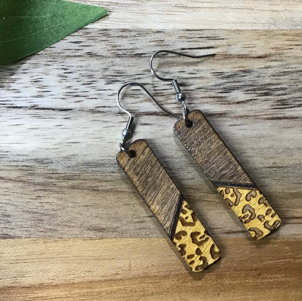 Lost Canyon wooden earrings