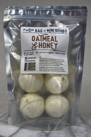 Mini - Oatmeal and Honey Bath Bombs